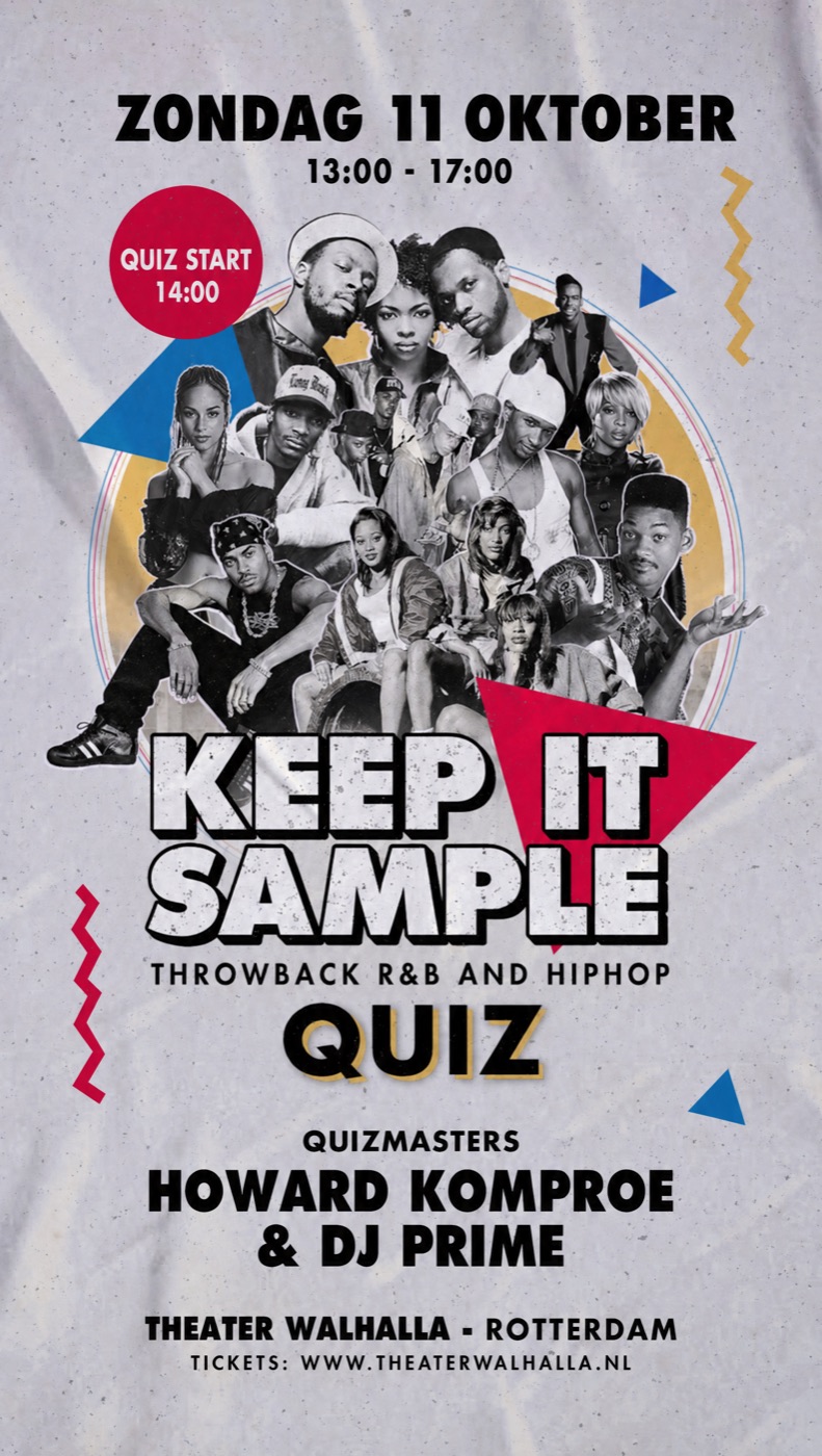 Flyer Keep It Sample, Theater Walhalla Rotterdam